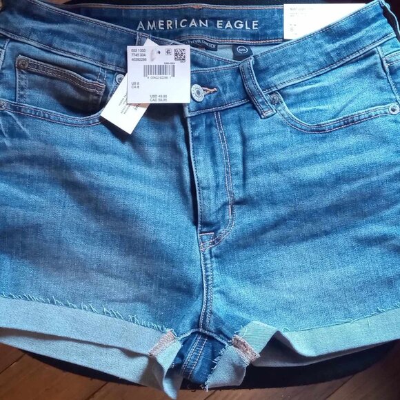 Quality Branded Women''s American Eagle Jean Short Short's - Picture 1 of 5